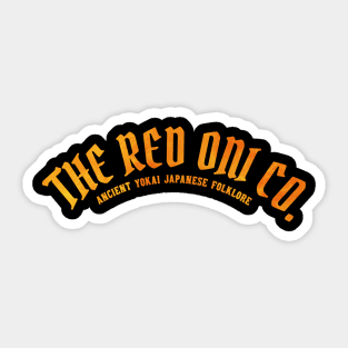 The Red Oni Version Sticker